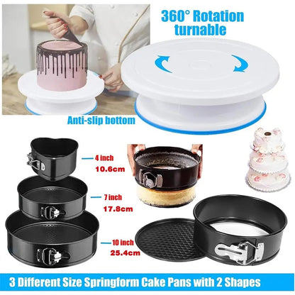 SweetWhirl – Silicone Bakeware &amp; Decorating Set
