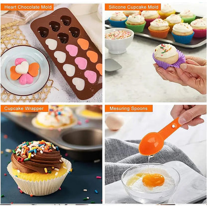 SweetWhirl – Silicone Bakeware &amp; Decorating Set