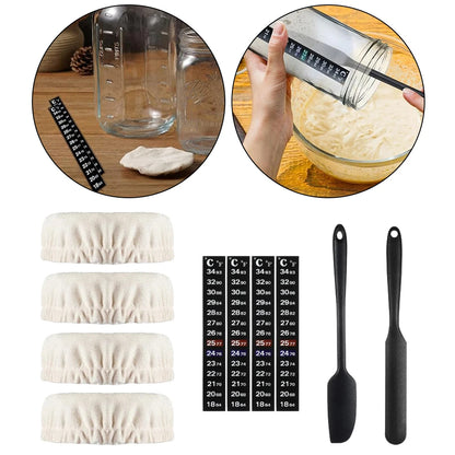 DoughMate – Sourdough Starter Kit with Tracker & Tools