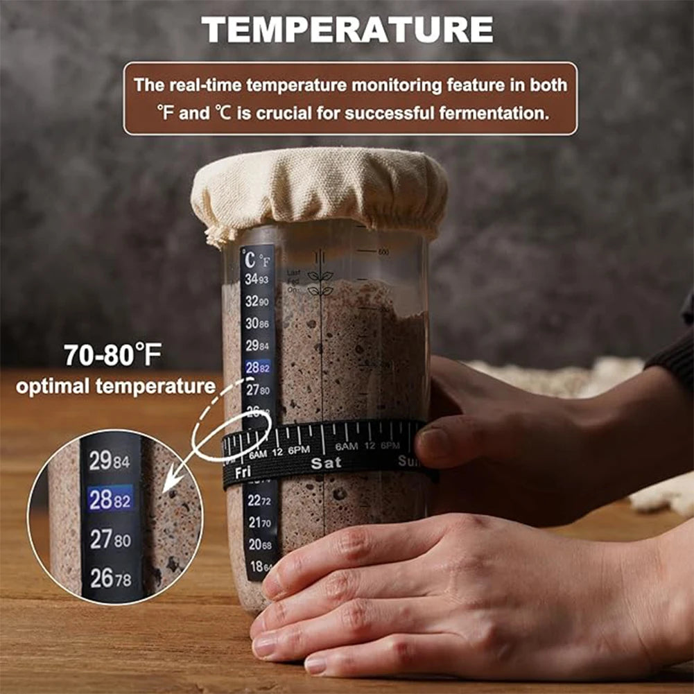 DoughMate – Sourdough Starter Kit with Tracker & Tools