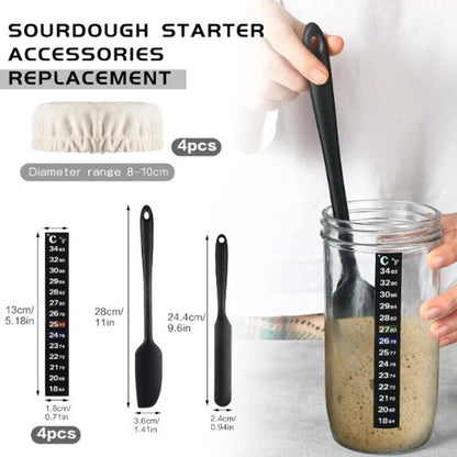 DoughMate – Sourdough Starter Kit with Tracker & Tools