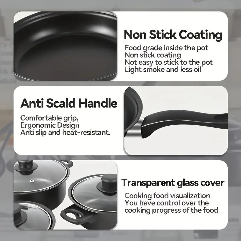 CookSphere – 13 Piece Nonstick Cookware Set