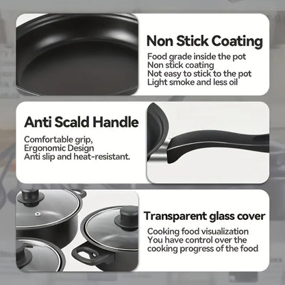 CookSphere – 13 Piece Nonstick Cookware Set