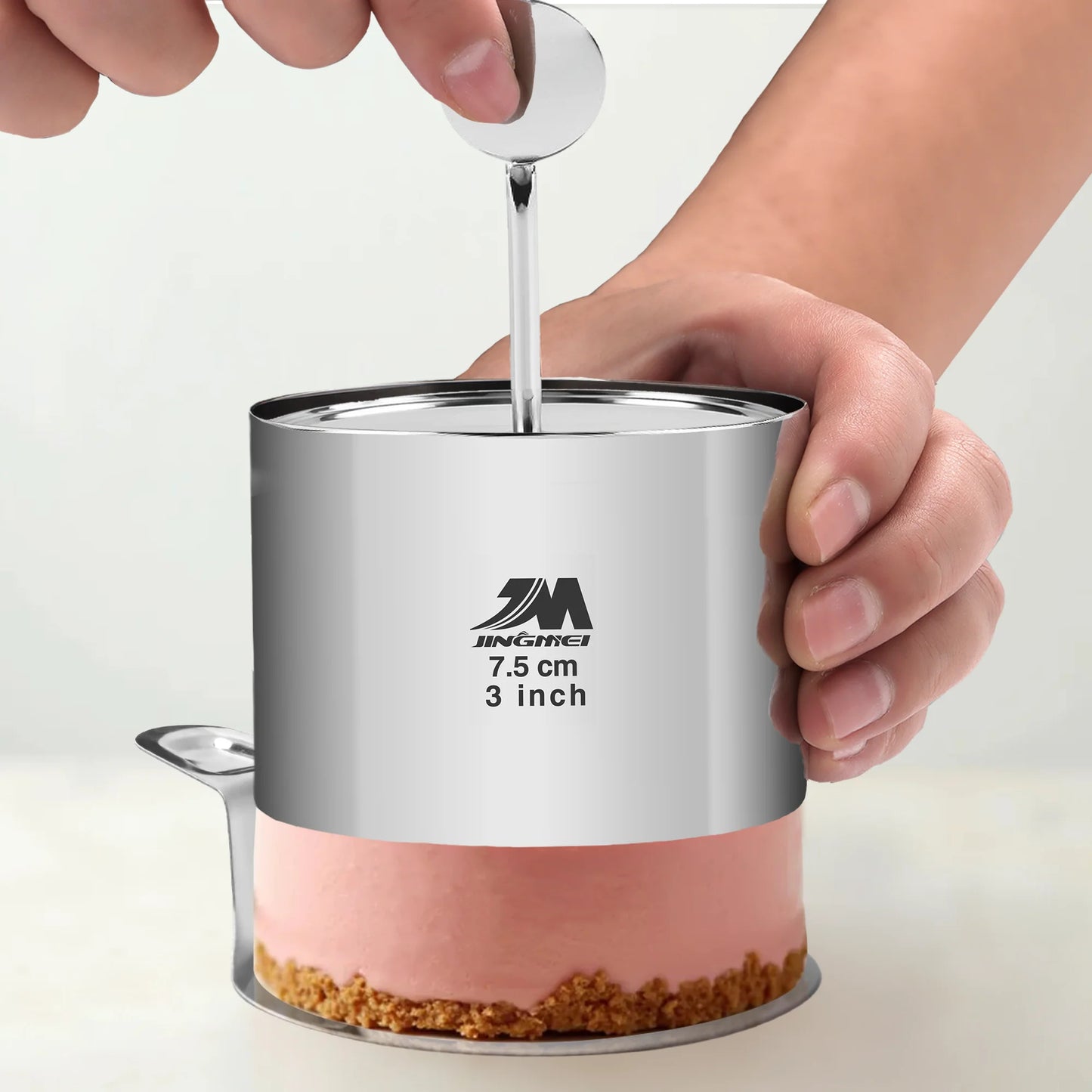 BakeCraft – 6 Pack Stainless Steel Cake Ring Set