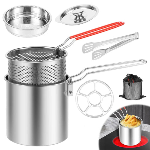 CrispMaster – Stainless Steel Deep Fryer Pot