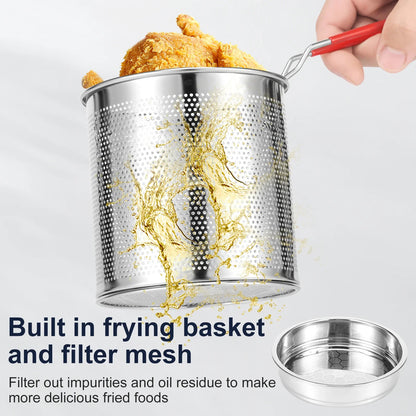CrispMaster – Stainless Steel Deep Fryer Pot