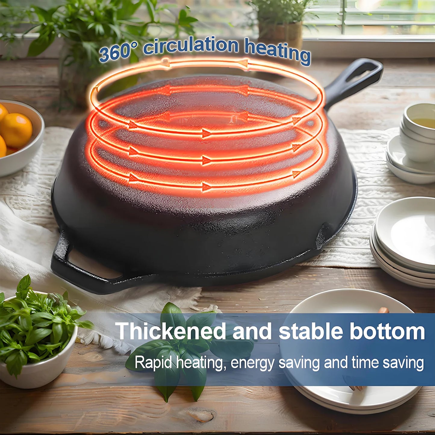 IronChef – 5pcs Cast Iron Skillet Set
