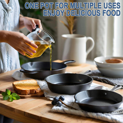 IronChef – 5pcs Cast Iron Skillet Set