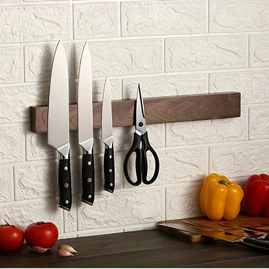 ChefMagnet – 16 Inch Walnut Magnetic Knife Holder