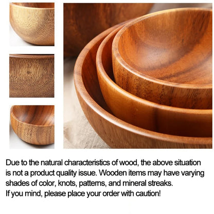 AcaBowl – 4pcs Acacia Wooden Bowl Set
