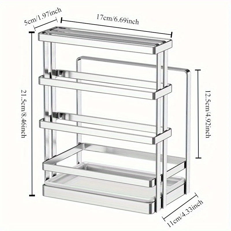 SteelStore – Stainless Steel Kitchen Knife Organizer