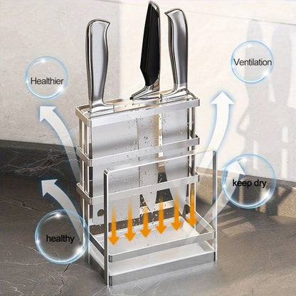 SteelStore – Stainless Steel Kitchen Knife Organizer