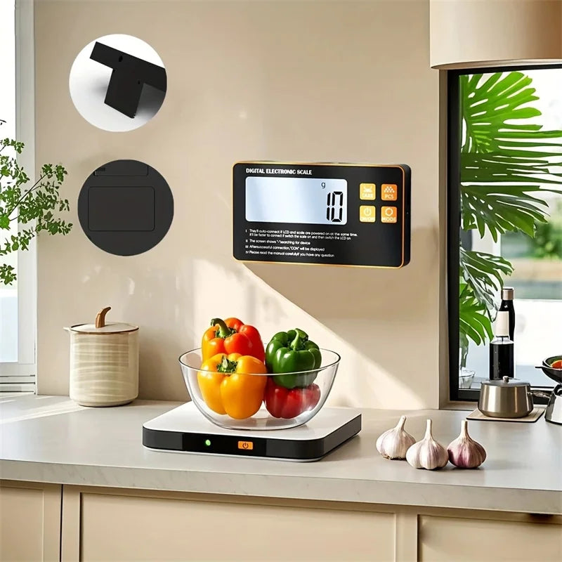 WeighSmart – Wireless Digital Kitchen Scale with Remote Display