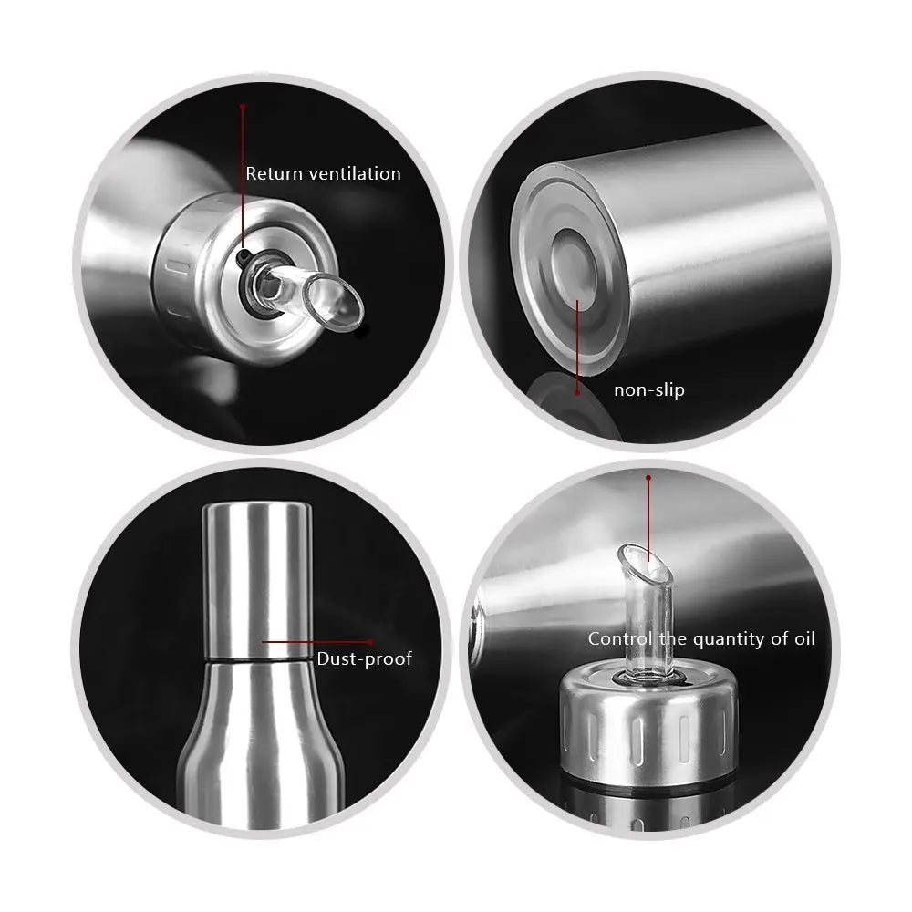 LiquidPour – Stainless Steel Olive Oil Dispenser