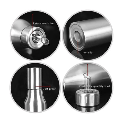 LiquidPour – Stainless Steel Olive Oil Dispenser