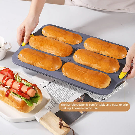 BakeMold – Silicone Hot Dog Bun Pan