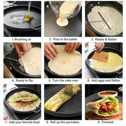 CrepeEase – Stainless Steel Batter Spreader