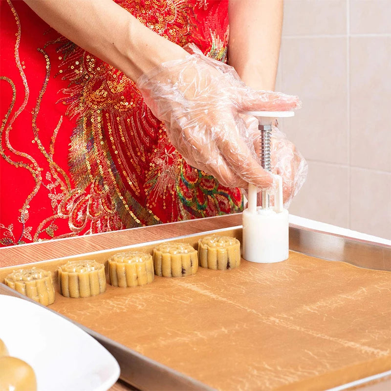MoonPress – Flower Shaped Cookie & Mooncake Mold Set