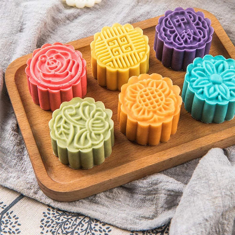MoonPress – Flower Shaped Cookie & Mooncake Mold Set