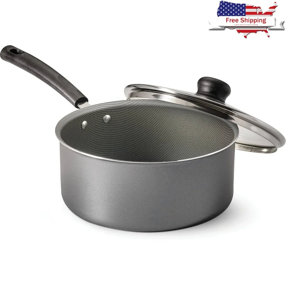 SimmerEase – Nonstick Covered Saucepan