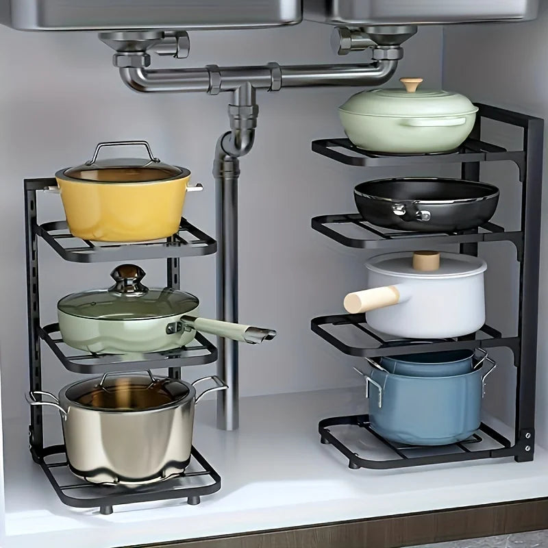 Panora – Adjustable Kitchen Pot Rack Organizer