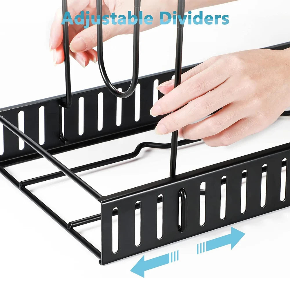 Stackora – 8-Tier Adjustable Pot & Pan Organizer