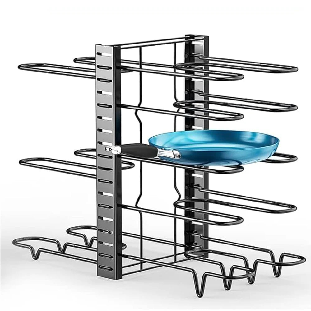 Stackora – 8-Tier Adjustable Pot & Pan Organizer