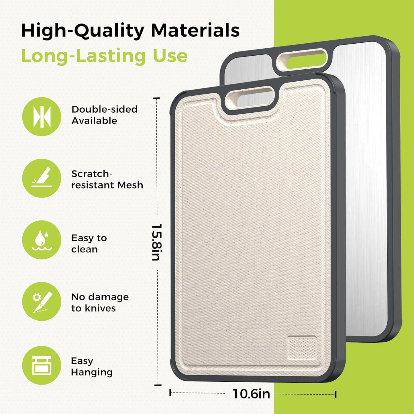 TitanEdge – Double-Sided Titanium Cutting Board