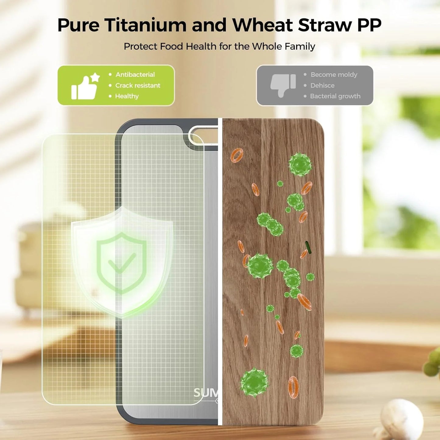 TitanEdge – Double-Sided Titanium Cutting Board