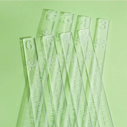 DoughLine – Acrylic Rolling Pin Spacer Set