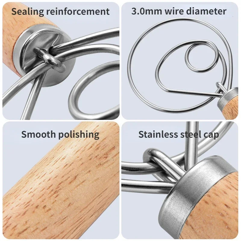 Whiskora – Stainless Steel Danish Dough Whisk