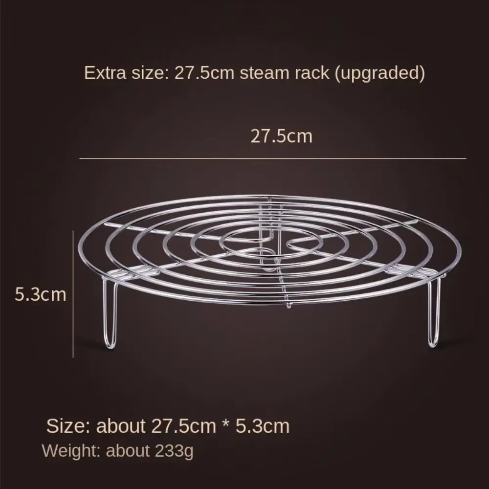 Steamora – Adjustable Stainless Steel Steamer Rack
