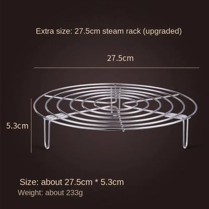 Steamora – Adjustable Stainless Steel Steamer Rack