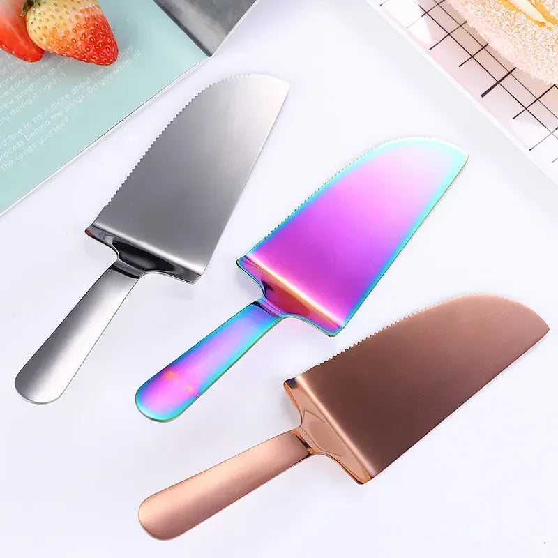 SliceForge – Stainless Steel Cake & Pie Server Set