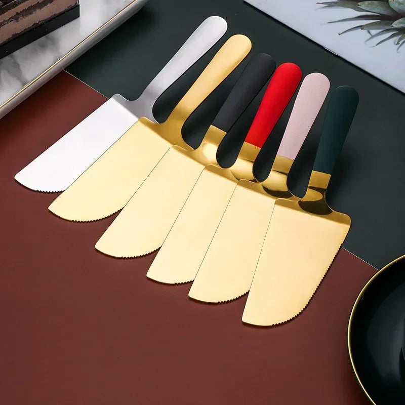 SliceForge – Stainless Steel Cake & Pie Server Set