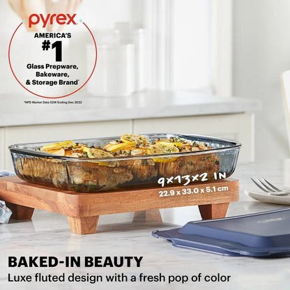 Glassora – Sculpted Tinted Glass Baking Dish