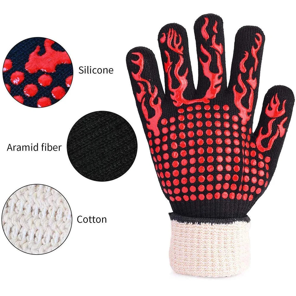 FlameGrip – High-Temperature BBQ Grill Gloves