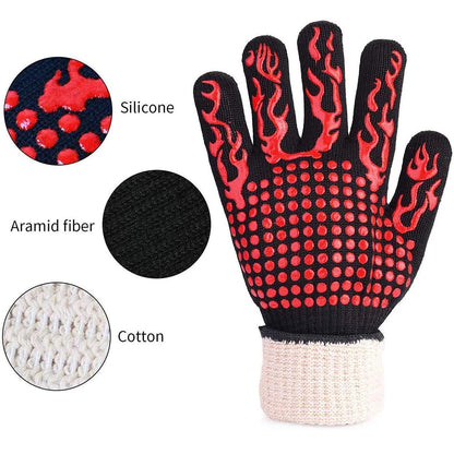 FlameGrip – High-Temperature BBQ Grill Gloves