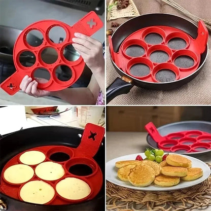 PanBliss – 7-Hole Silicone Pancake & Egg Mold
