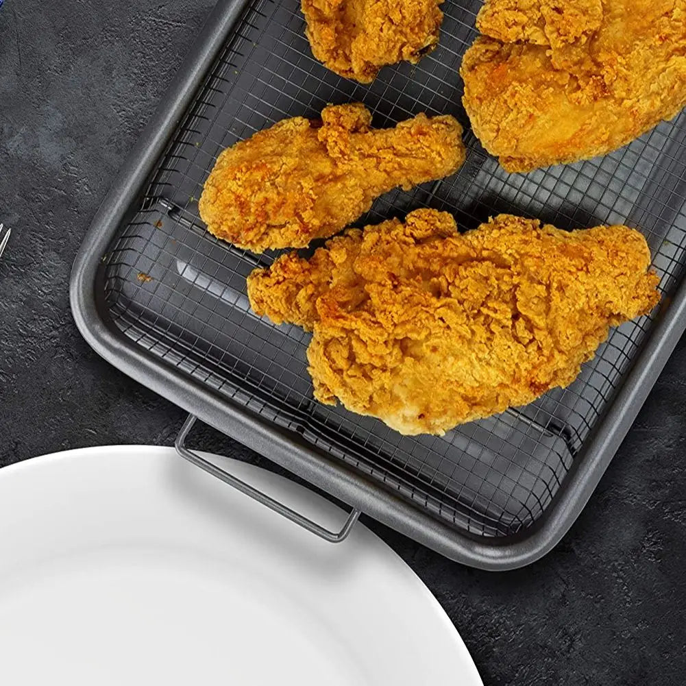 Crispaire – Non-Stick Mesh Frying & Baking Tray