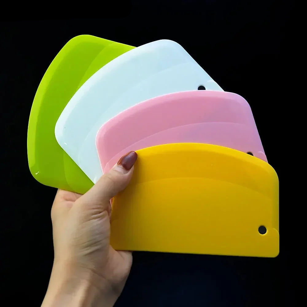 ChromaBake – Multi-Purpose Dough Scraper Set