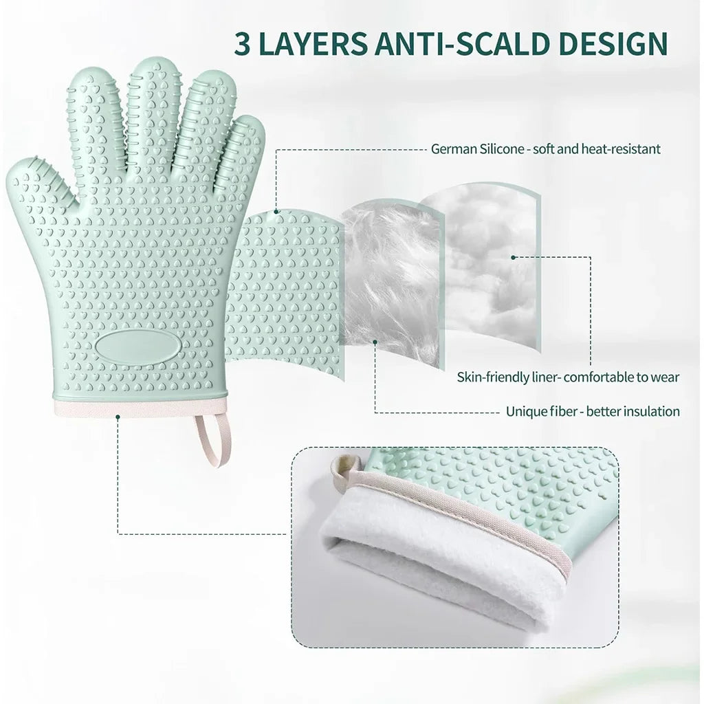 Heatora – Premium Silicone Heat Resistant Oven Glove 1pc