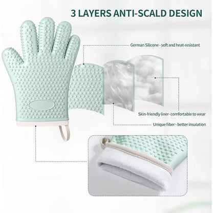 Heatora – Premium Silicone Heat Resistant Oven Glove 1pc