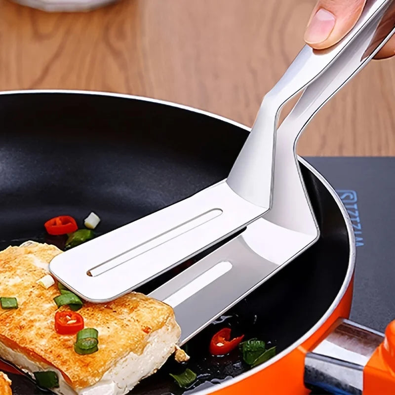 Grillvix – Stainless Steel BBQ Steak Clamps & Food Tongs