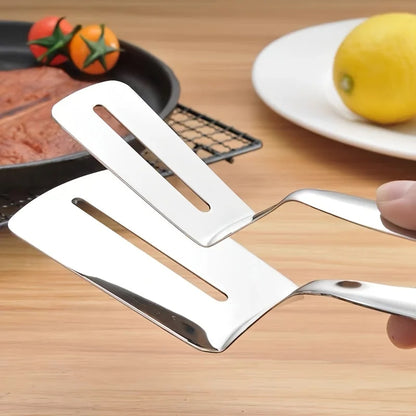 Grillvix – Stainless Steel BBQ Steak Clamps & Food Tongs