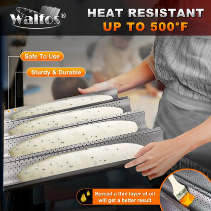 Walfos – French Baguette Wave Baking Pan