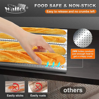 Walfos – French Baguette Wave Baking Pan