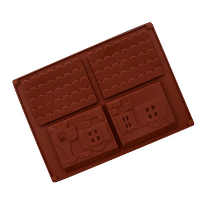 Festivora – 3D Christmas House Silicone Baking Mold