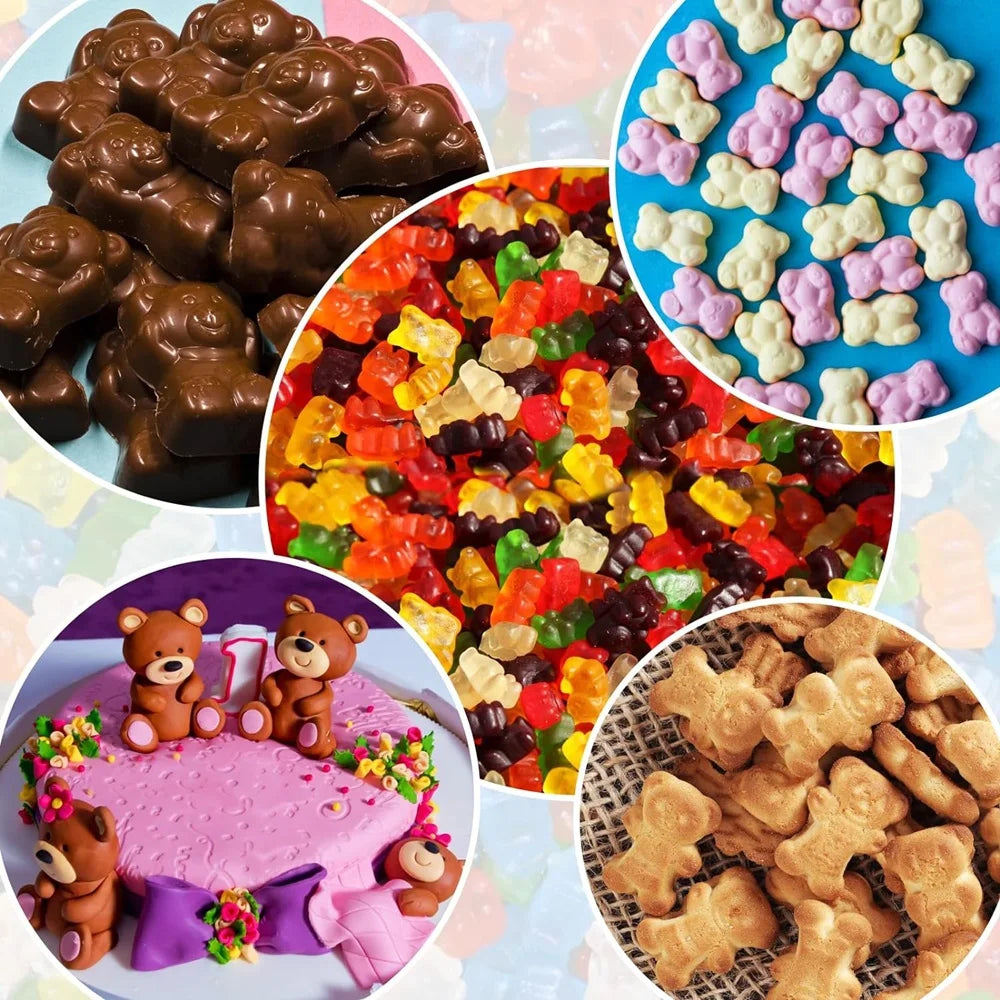 ChocoCubs – 7PCS Mini Silicone Fudge Mold Set