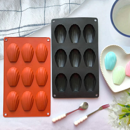Madeleina – 2PCS Silicone Madeleine Cookie Pan Set